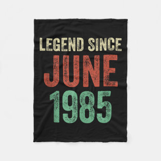 Legend 1985 40th Birthday Gifts For Men Women 40 Fleece Blanket