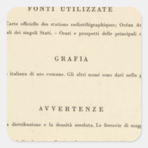 Legend 910 communication lines square sticker