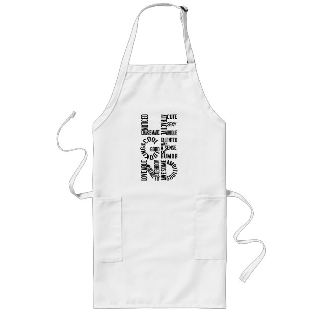 Legend apron - choose style & colour (Front)