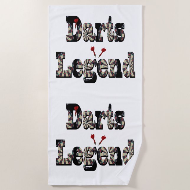 Legend At Darts,  Beach Towel (Front)