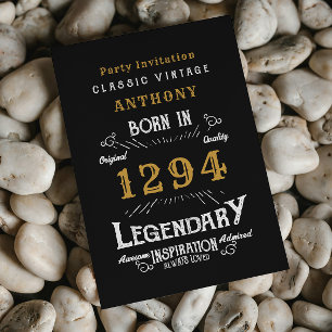 Legend Birthday Invitation