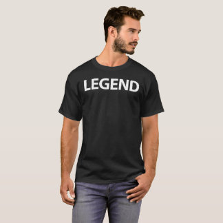 LEGEND Bold Typography Mens Streetwear T-Shirt