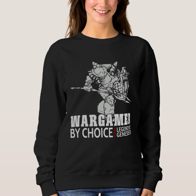 Legend By Geneseed 3D Hobbyist Miniature Wargamer Sweatshirt (Front)