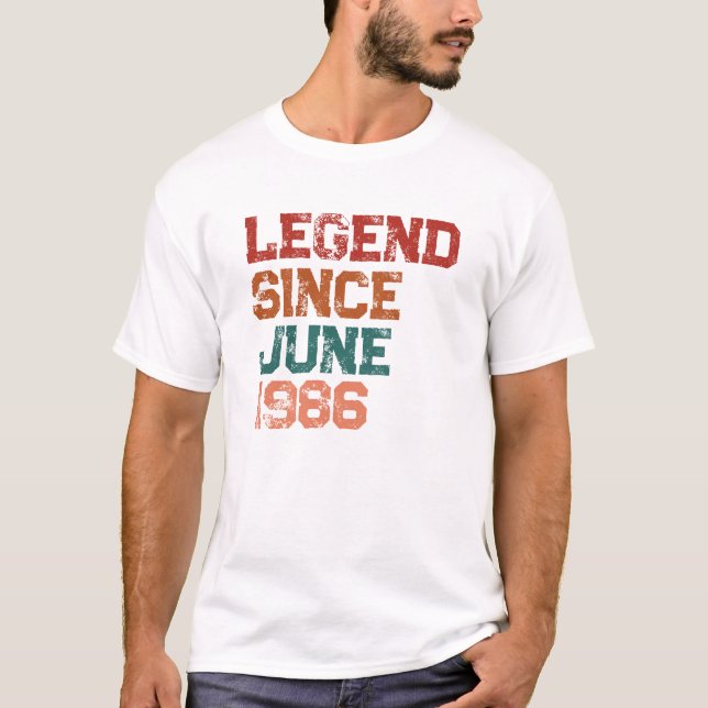 Legend Custom 40th Birthday T-Shirt (Front)