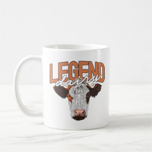 Legend Dairy Apparel Funny Cow Milker Cow Pun Coffee Mug
