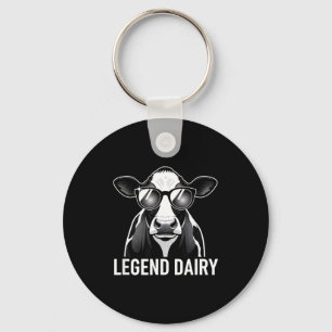 Legend Dairy, Cool Cow With Sungles  Key Ring