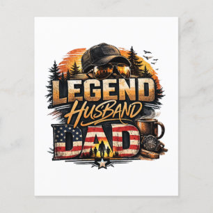 Legend Husband Dad Flyer