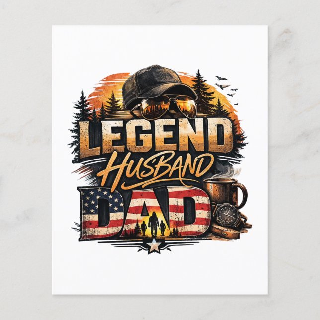 Legend Husband Dad Flyer (Front)