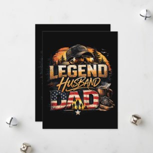 Legend Husband Dad Holiday Card