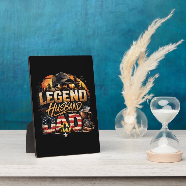 Legend Husband Dad Plaque (Side)