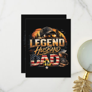 Legend Husband Dad Thank You Card