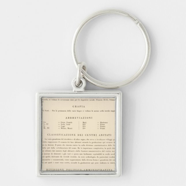 Legend Italy 2223 Key Ring (Front)