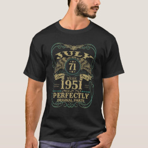 Legend July 1951 Vintage 71th Birthday T-Shirt