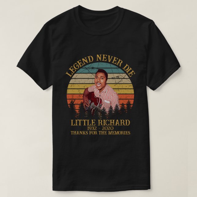 Legend Little Richard Thank You For The Memories T-Shirt (Design Front)