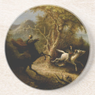 Legend of Headless Horseman Halloween Ghost Coaster