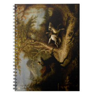 Legend of Headless Horseman Halloween Ghost Notebook