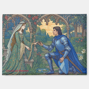 Legend of Lancelot and Guinevere Magnet