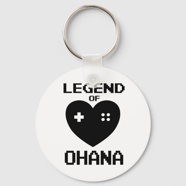 Legend of Ohana Key Ring (Front)