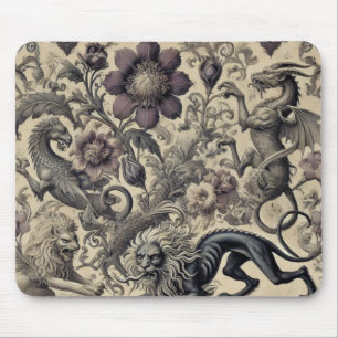 Legend of the Gilded Guardians — Gothic Victorian Mouse Pad