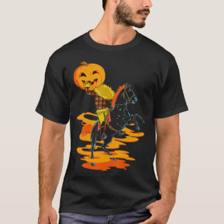 Legend of the Headless Horseman Halloween Design T-Shirt