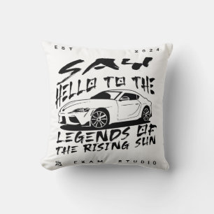 Legend of the Rising Sun - Bold Artistic Design Cushion