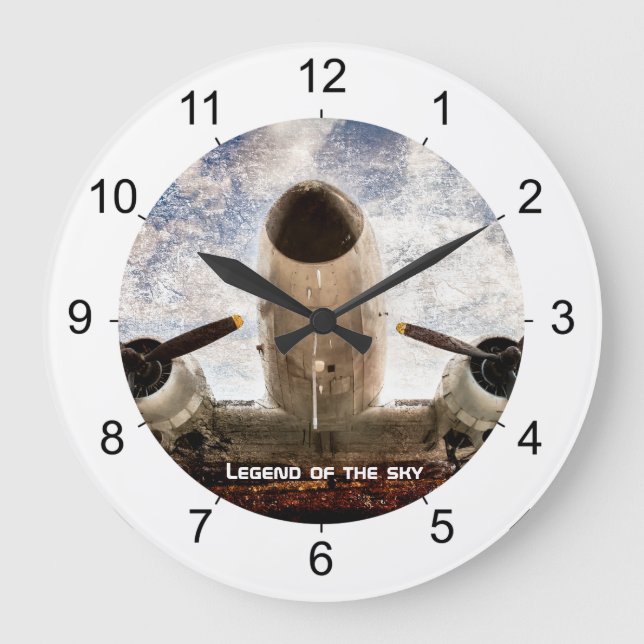 Legend of the sky customisable large clock (Front)