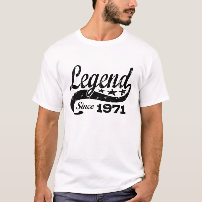 Legend Since 1971 T-Shirt (Front)