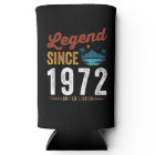 Legend Since 1972 Birthday Retro Vintage