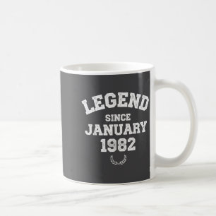 Legend Since 1982 For Men Women Birthday Outfit Me Coffee Mug