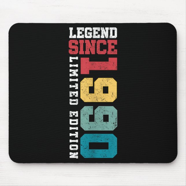 Legend Since 1990 Limited Edition 35 Year Old 35th Mouse Pad (Front)