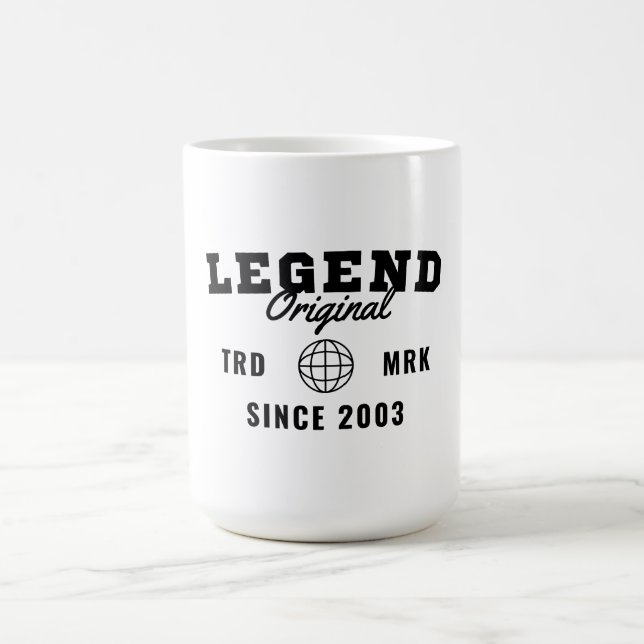 Legend Since 2003 Coffee Mug (Center)
