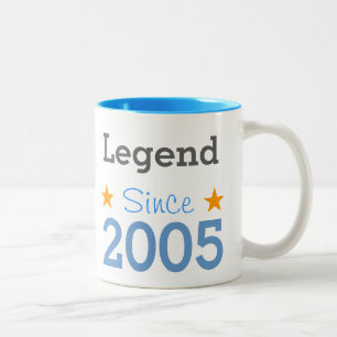 Legend Since 2005 Two-Tone Coffee Mug
