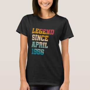 Legend Since April 1956 Funny 69 Years Old 69th Bi T-Shirt