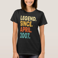 Legend Since April 2007 16th Birthday  16 Years Ol