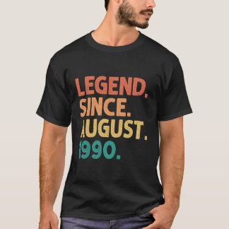 Legend Since August 1990 1990 T-Shirt