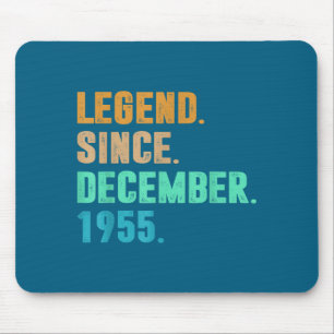 Legend Since December 1955 Birth Of Birthday 1955 Mouse Pad