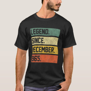 Legend Since December 1965 57 Years Old 57th Birth T-Shirt