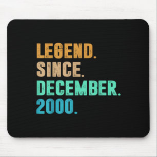Legend Since December 2000 Birth Of Birthday 2000  Mouse Pad