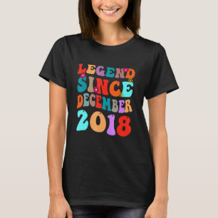 Legend Since December 2018 Vintage Birthday Retro T-Shirt