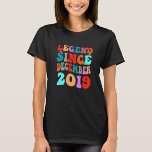 Legend Since December 2019 Vintage Birthday Retro  T-Shirt