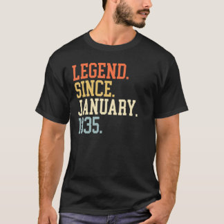 Legend Since January 1935 For Men Women January 19 T-Shirt