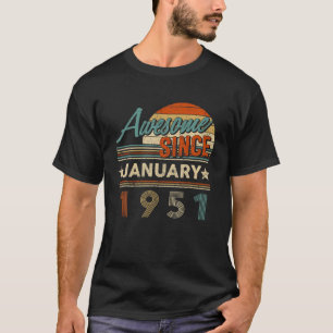Legend Since January 1951 71St Quarantine Birthday T-Shirt