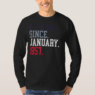 Legend Since January 1957 For Men Women January 19 T-Shirt