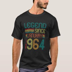 Legend Since January 1964 61-Year-Old Gifts 61st B T-Shirt