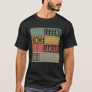 Legend Since January 1966 56Th Birthday 56 Year Ol T-Shirt