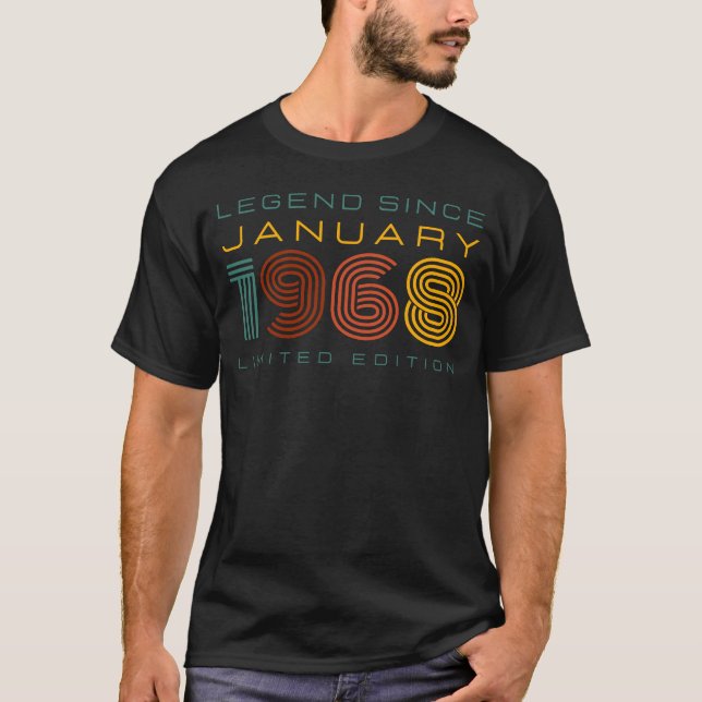 Legend Since January 1968, Limited Edition T-Shirt (Front)