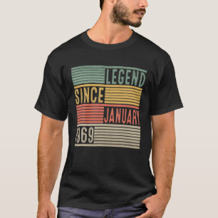 Legend Since January 1969 53Th Birthday 53 Year Ol T-Shirt