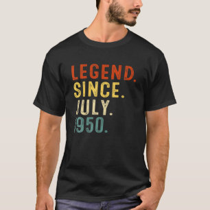 Legend Since July 1950 71St Birthday Gift 71 Years T-Shirt