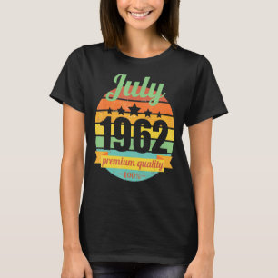 Legend Since July 1962 60 Years 60s 60 Birthday T-Shirt