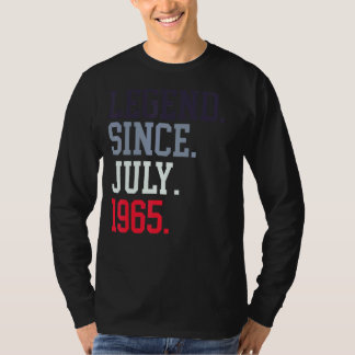 Legend Since July 1965 For Men Women July 1965 T-Shirt